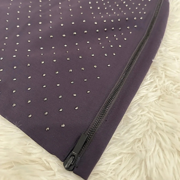 Armani exchange side zip up skirt with  rhinestones| Size 6 - Picture 2 of 4